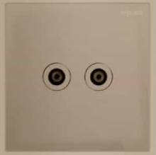 Legrand 羅格朗 Galion 系列 兩位電視/收音機天線主板插座(TV/FM蘇)