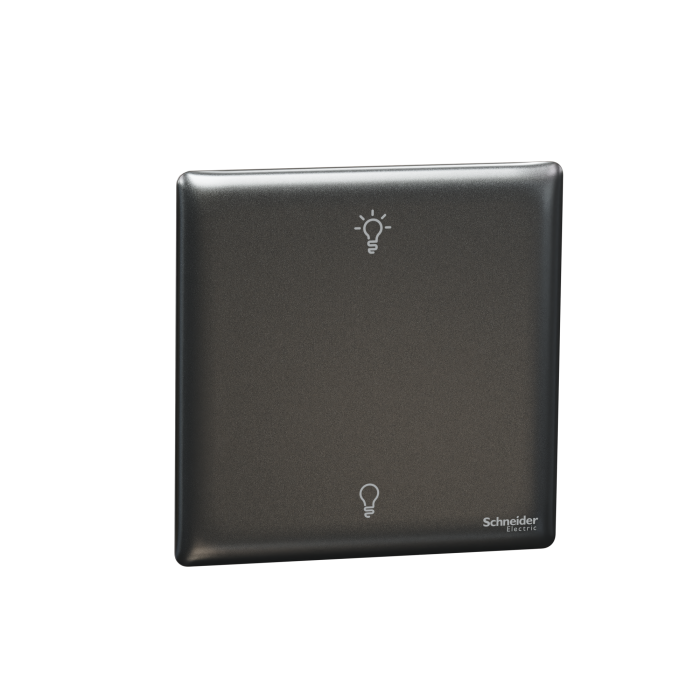 Unica X 不銹鋼系列 石墨灰 250W 單位雙控光暗掣 NUX31RUD250_DG