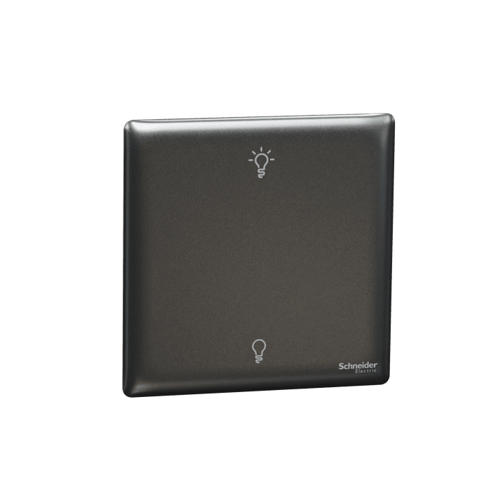Unica X 不銹鋼系列 石墨灰 250W 單位雙控光暗掣 NUX31RUD250_DG