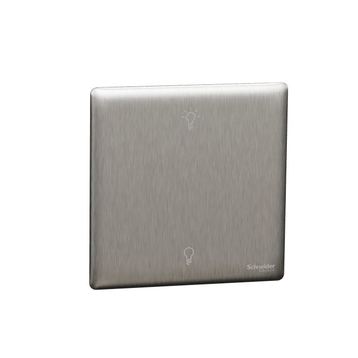 Unica X 不銹鋼系列 炫星銀 250W 單位雙控光暗掣 NUX31RUD250_SS