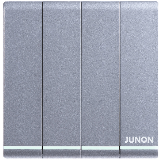 JUNON 俊朗天悅系列 四位雙控開關掣