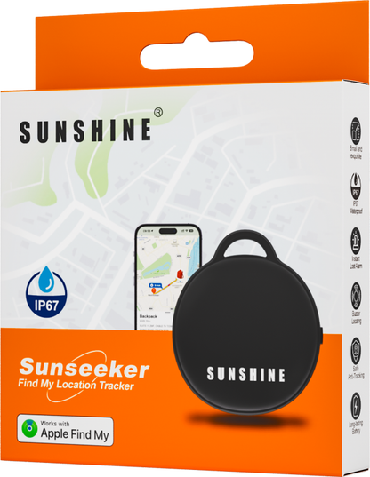 陽光 SUNSHINE 全球定位追蹤器 Sunseeker [Apple Find My認證] LT01BK/OG/WH