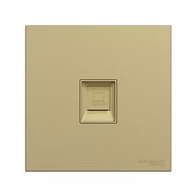 奐然系列 AvatarOn C 單位RJ45 CAT5E 數據插座 沉醉金 E8731RJS5_WG