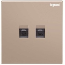 Legrand 羅格朗 Galion 系列  兩位RJ45 5e類數據插座(2位Cate5E電腦)