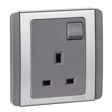 NEO E3000 都會系列 Schneider 施耐德 13A 單位連保護門有掣插座 13A有掣單蘇