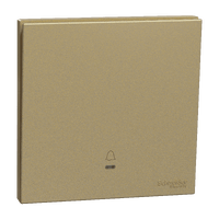 奐然系列 AvatarOn C 10A 單位門鐘圖案按手掣 沉醉金 (門鐘㩒手)  E8731BP_WG