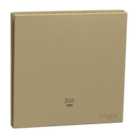 奐然系列 AvatarOn C 20A 單位雙極掣連LED指示燈 沉醉金 (20A燈曲) E8731D20N_WG