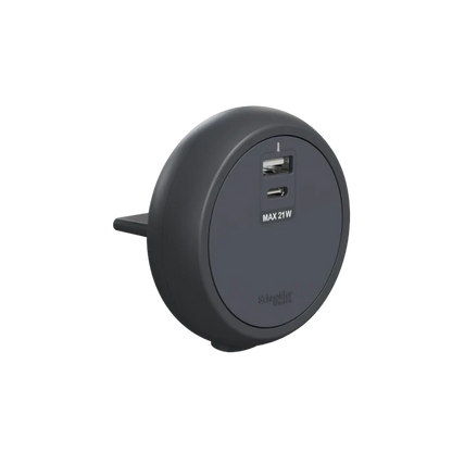 施耐德電氣 Easy Series 明裝式電力軌道插座模組