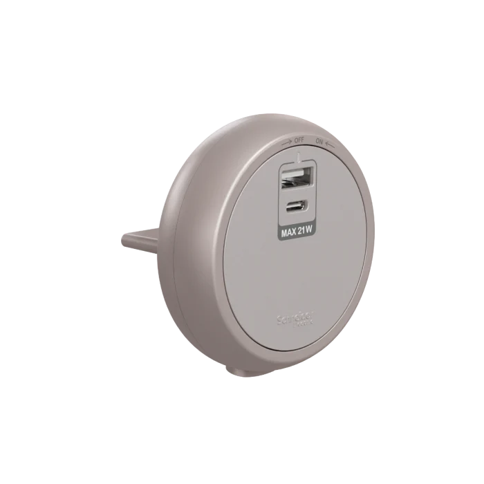 施耐德電氣 Easy Series 明裝式電力軌道插座模組