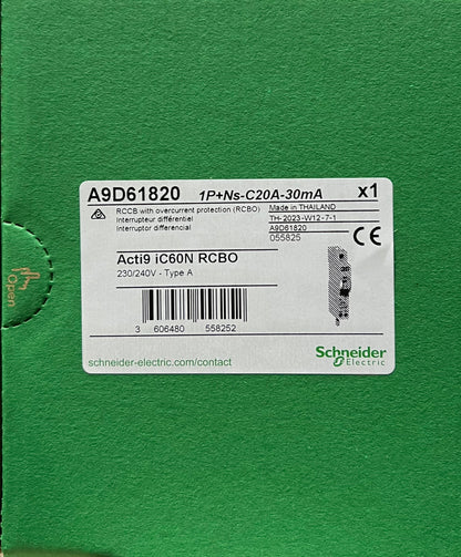 施耐德 Schneider RCBO 單極水氣菲 老鼠尾