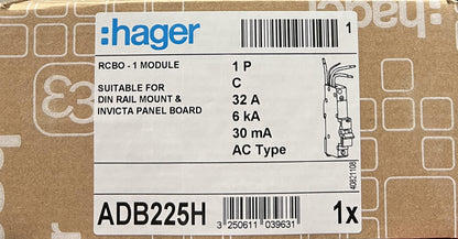 Hager RCBO 單極水氣菲 老鼠尾 C Type