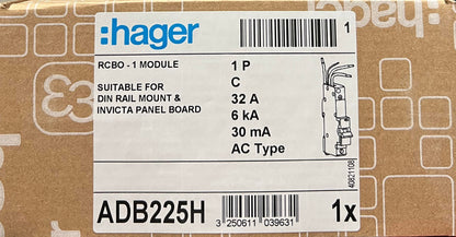 Hager RCBO 單極水氣菲 老鼠尾 C Type